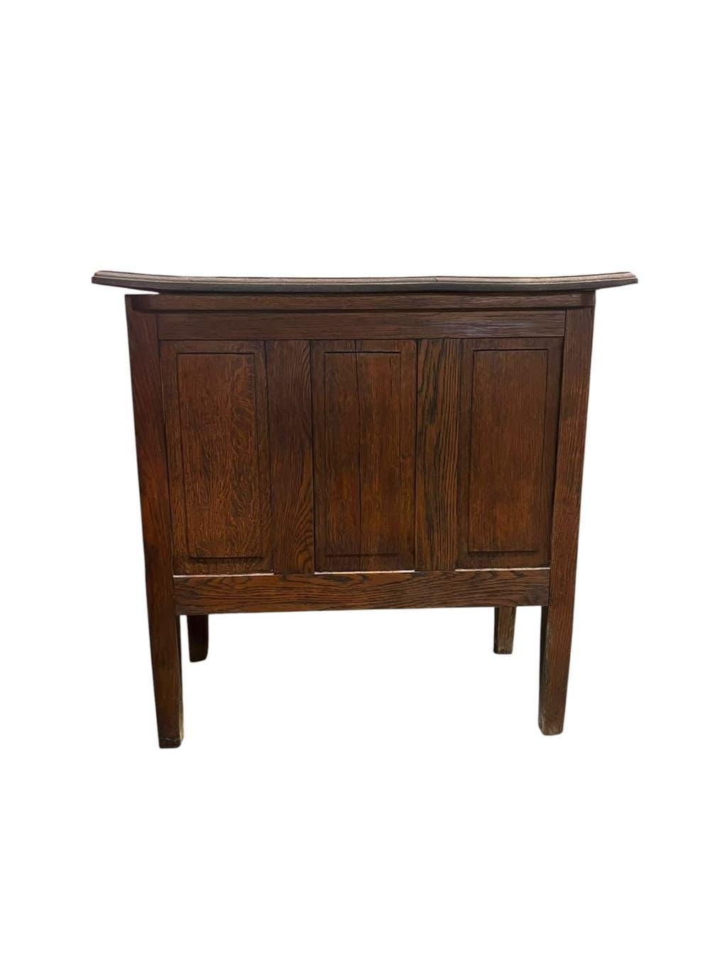Vintage XL deep desk in solid wood