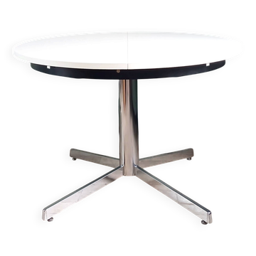 "Pelikan" extendable dining table. Florence Knoll spirit. Roche Bobois 70.