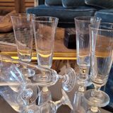 Glass flutes 50's