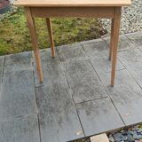 Old table made of raw wood