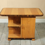 Art Deco coffee table in ash and walnut