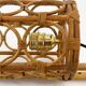 Mid-Century Rattan Wall Sconces — Louis Sognot Style