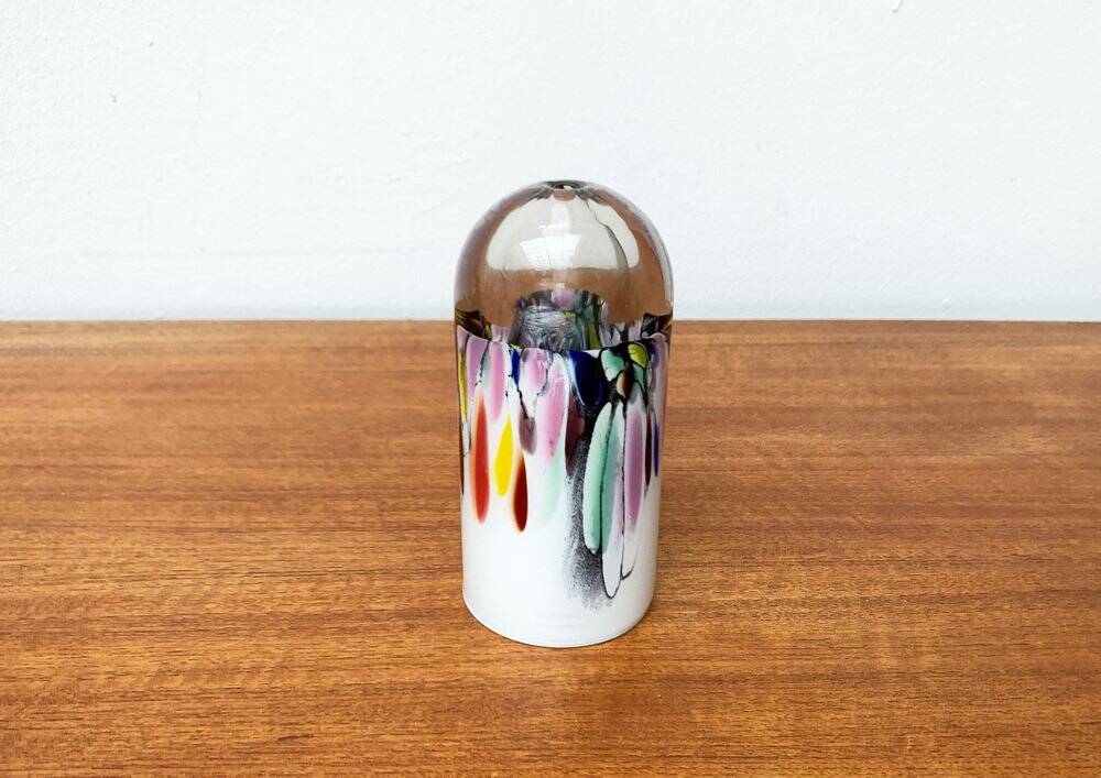 Postmodern glass vase by Hans Jürgen Richartz for Richartz Art Collection, 1980s.