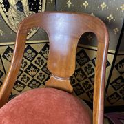 6 chaises gondoles de style Empire