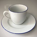 4 Espresso cups and saucers - Guy Degrenne