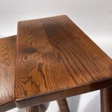Dutch brutalist nesting tables 1970s
