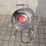Sphere planet lamp in chrome metal design space-age 1960-1970