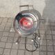 Sphere planet lamp in chrome metal design space-age 1960-1970