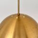 Design Scandinavian style brass pendant - 1960s / Czechoslovakia