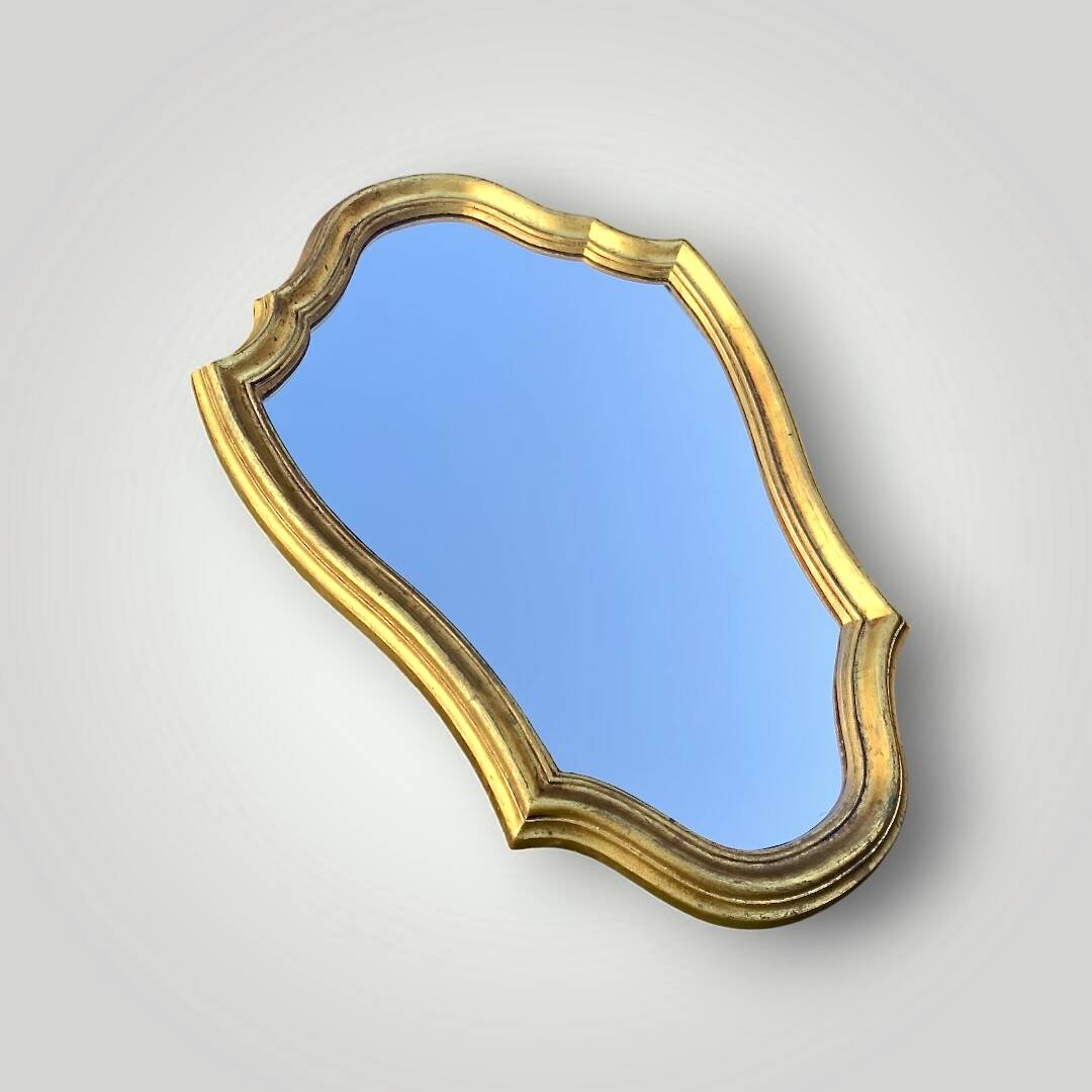 Louis XV style gilded resin mirror – 1960s