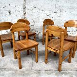 Set of 6 Rainer Daumiller chairs 1950 1960 vintage
