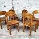 Lot de 6 chaises Rainer Daumiller 1950 1960 vintage