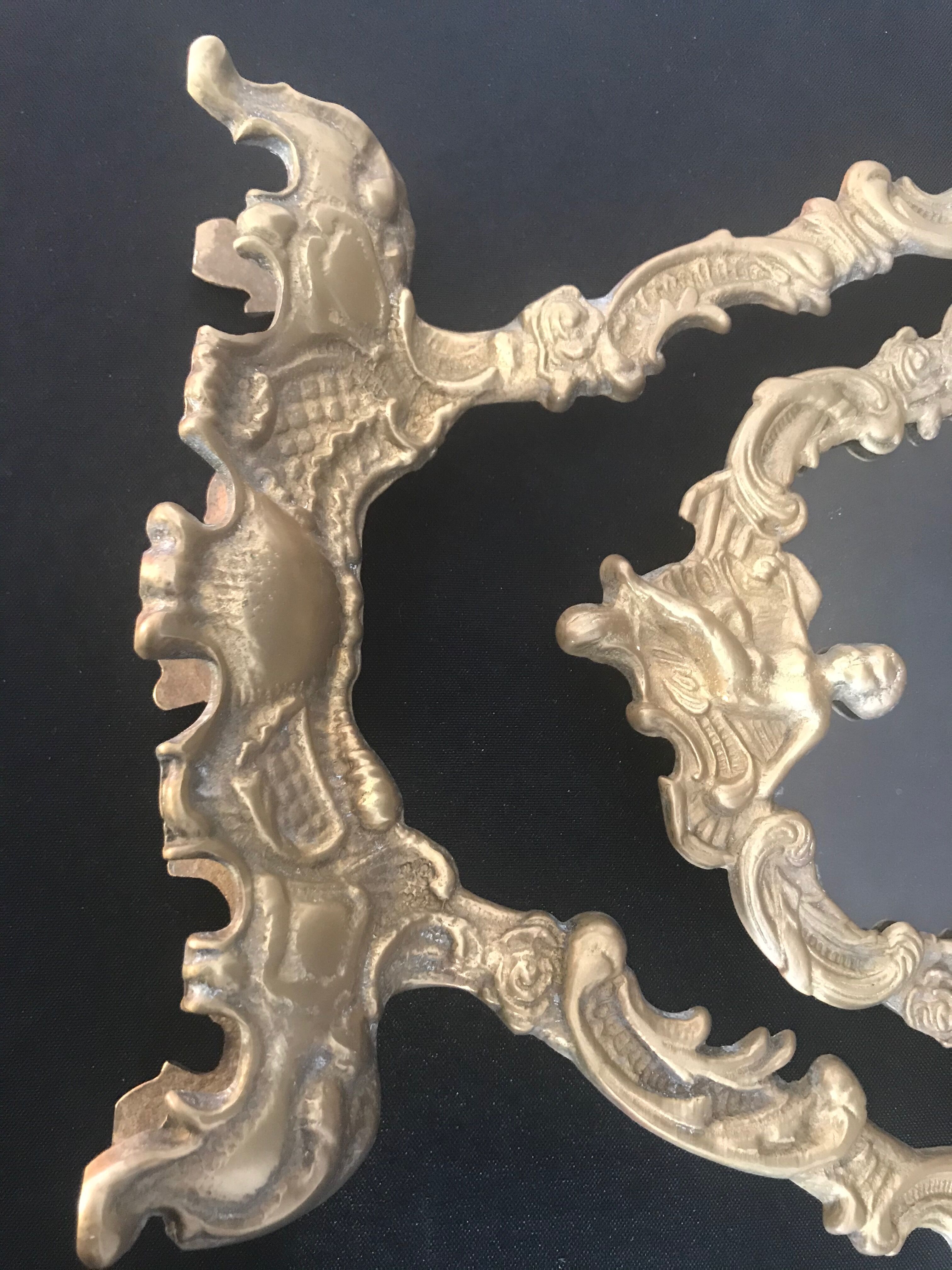 1451 Table mirror - Modern mid-century - Bronze 32x35cm
