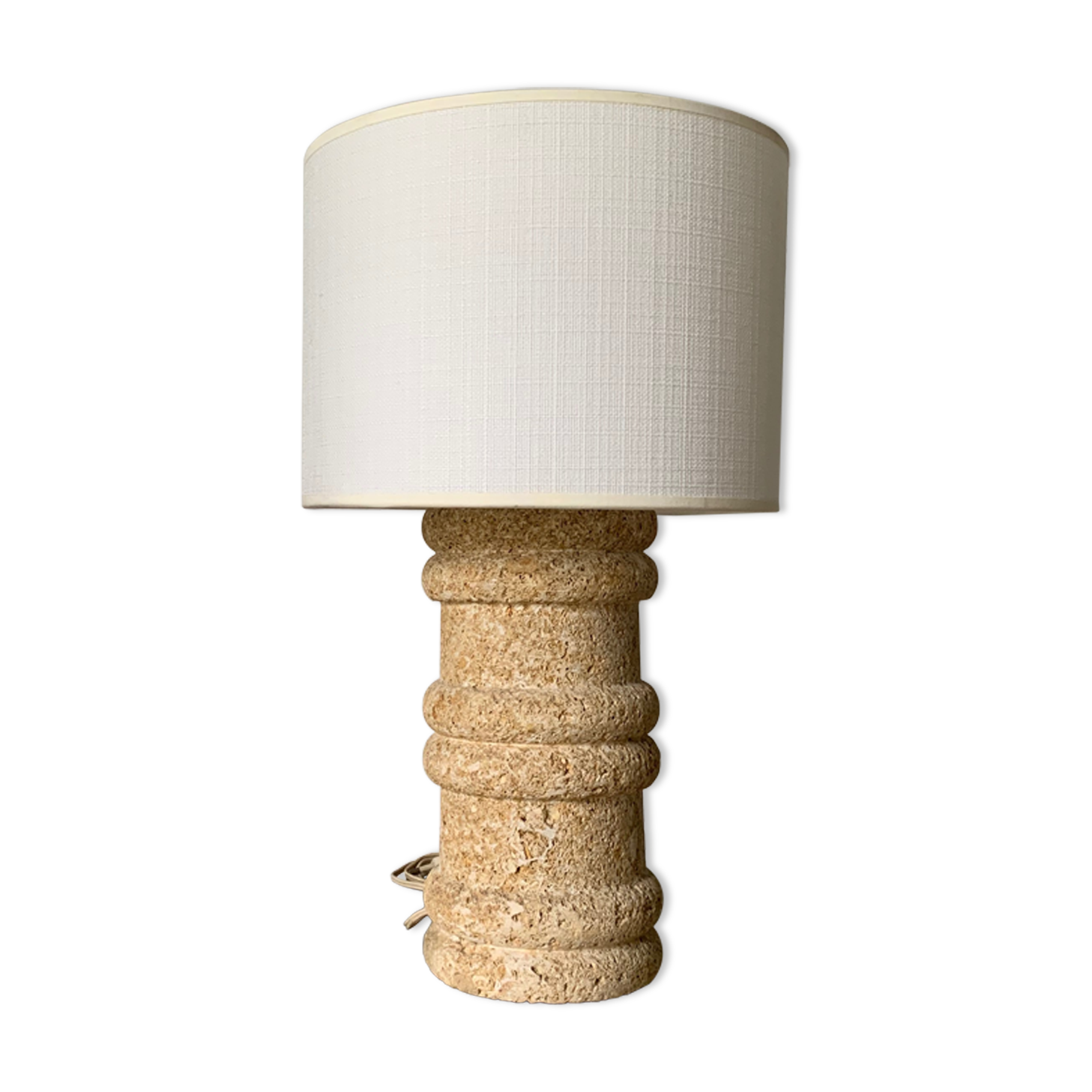 Travertine lamp