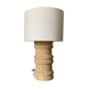Travertine lamp