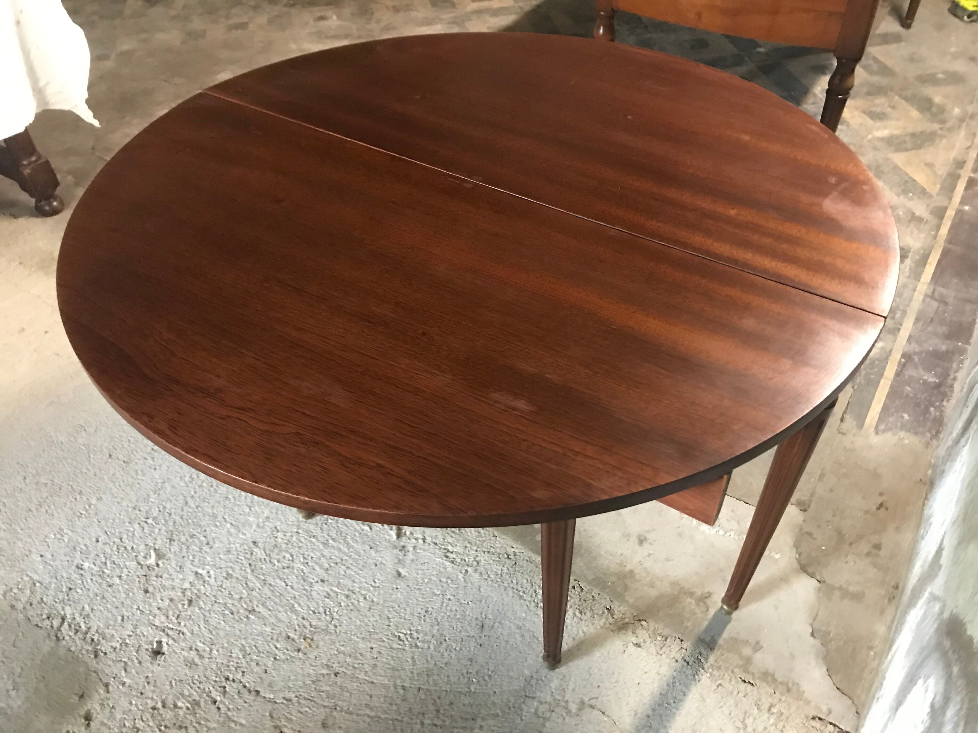 Half moon table Louis XVI