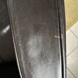 Genuine leather club chair