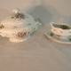 Lot Soupière and saucier Porcelaine hard Georges boyer