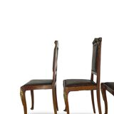 Italian art deco dining chairs 1920s