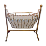 Old cot in brass 19th century