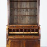 Antique English wooden bookshelf/secretaire from the 19th century
