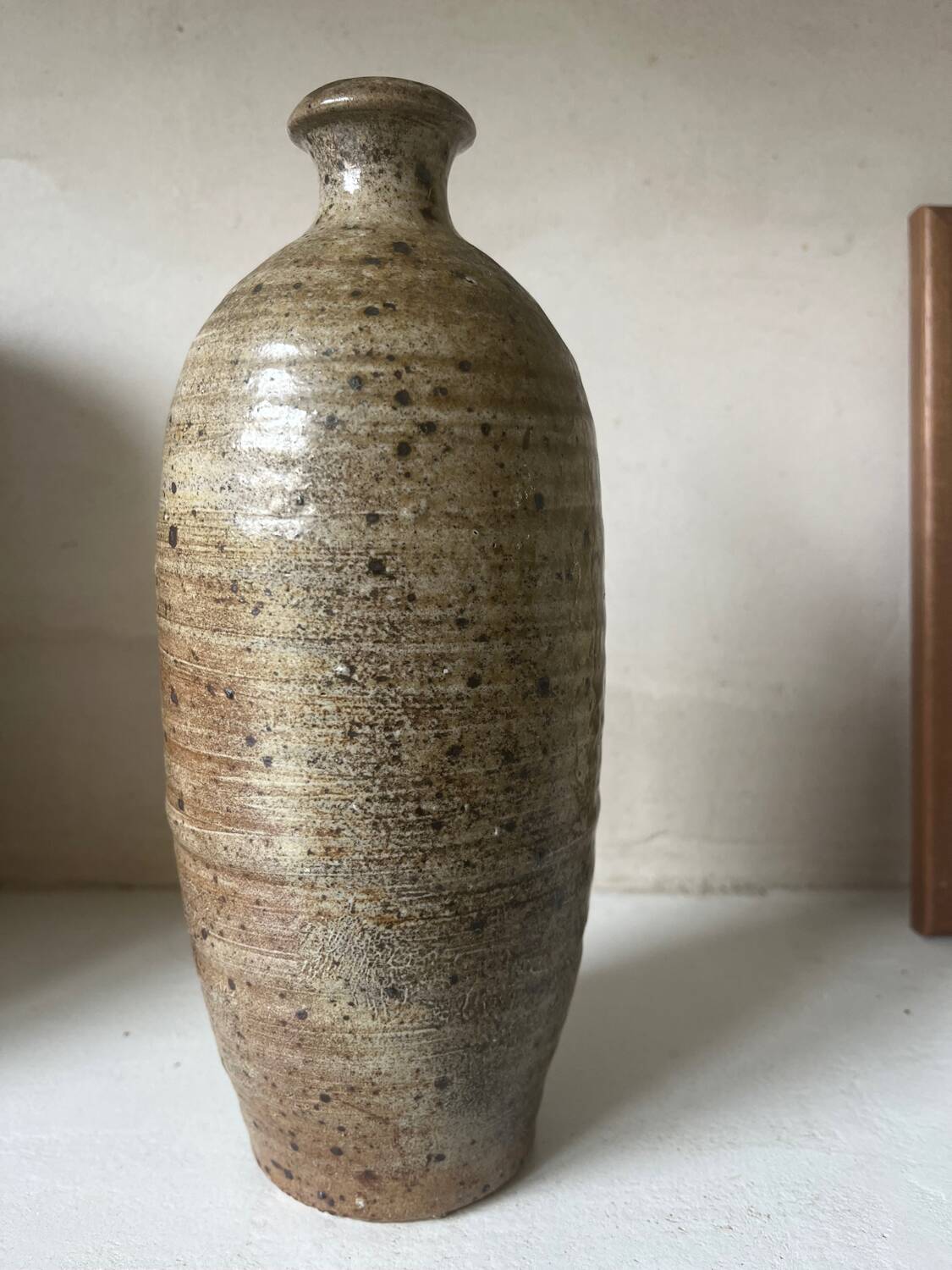 Antique stoneware bottle