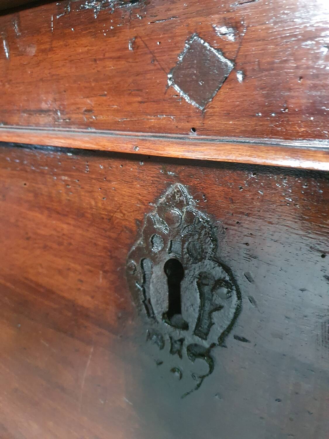 18th-century wedding chest