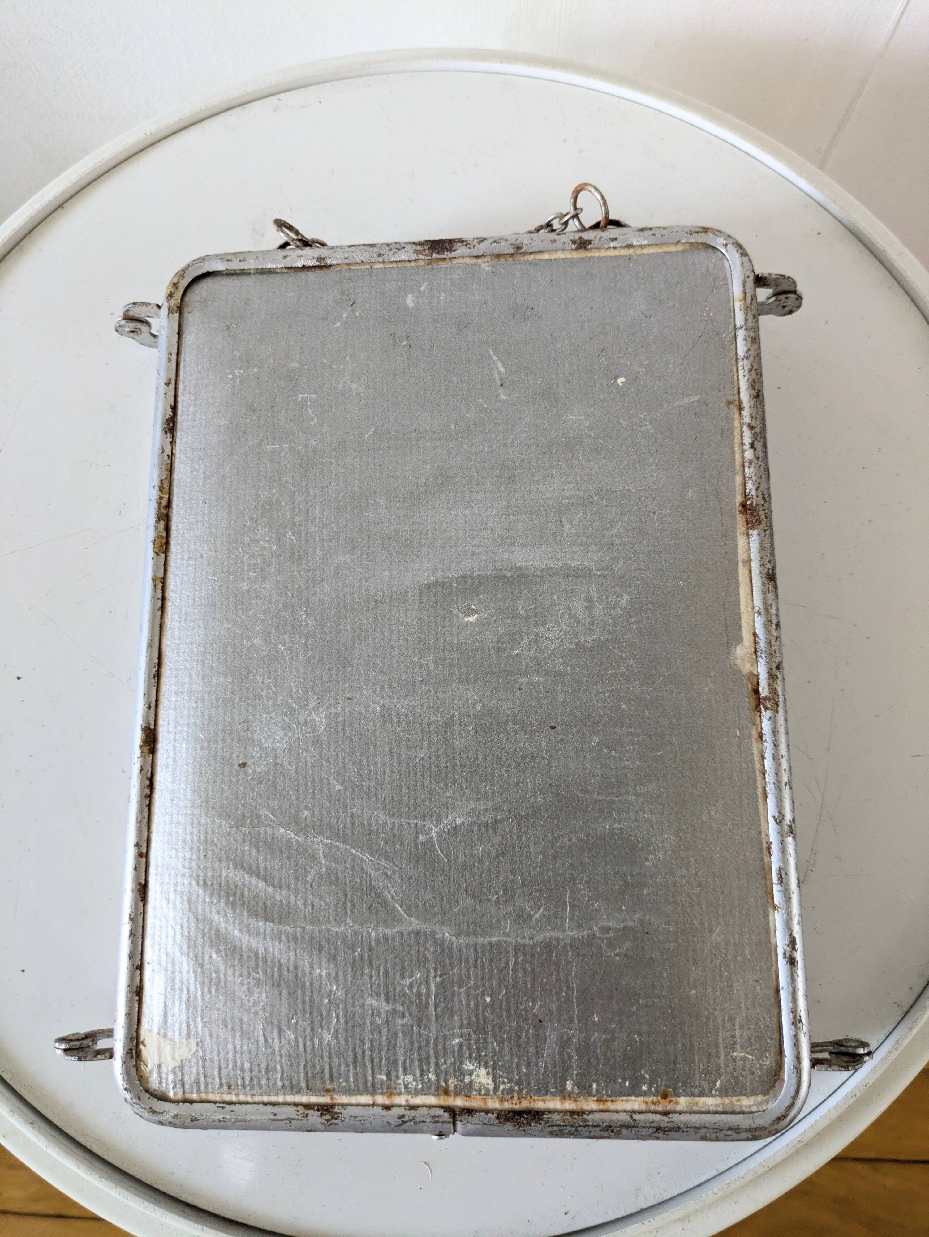 1960s barber shop triptych mirror