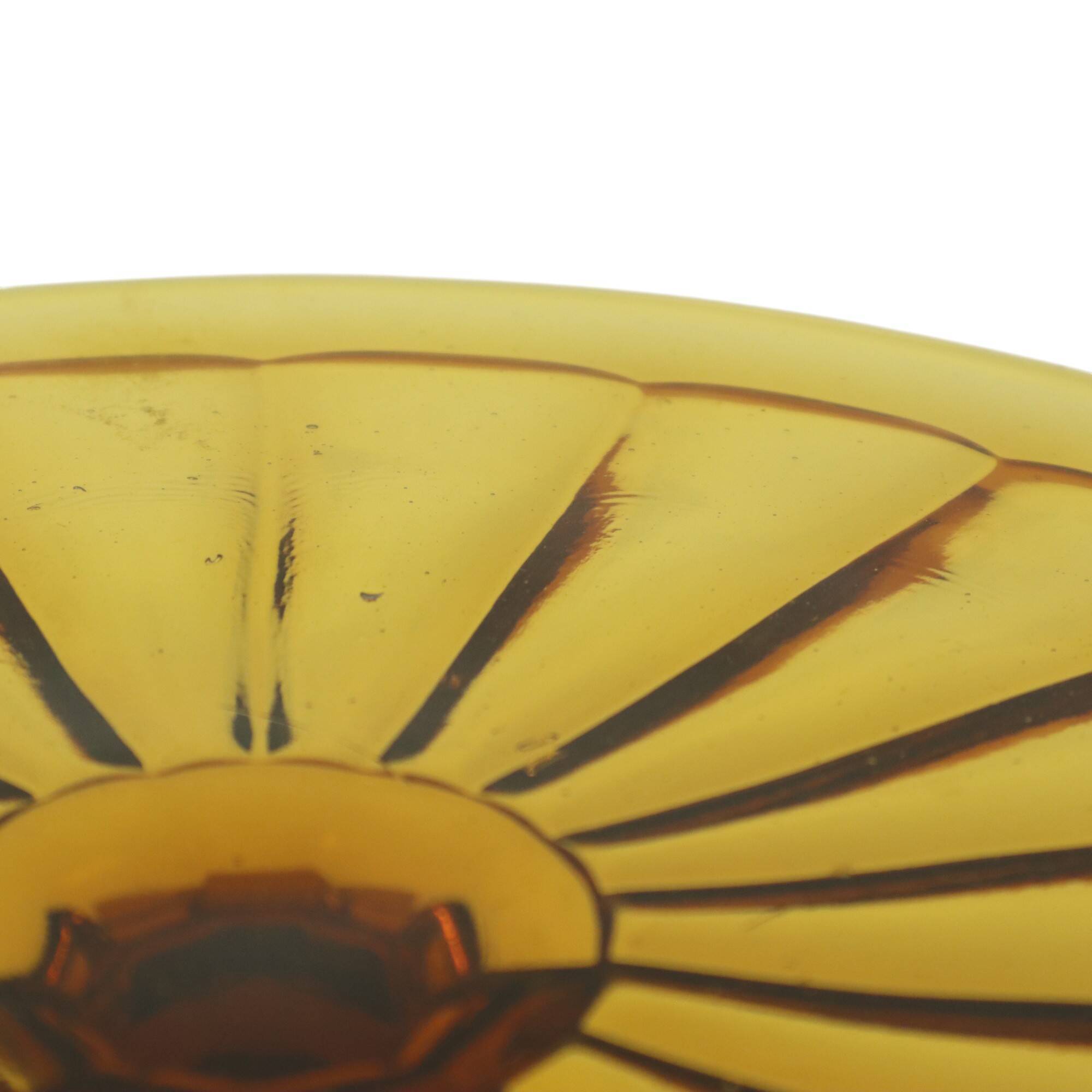 Amber Art Deco Cake Stand Pastry Dish Scailmont
