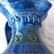 Blue ceramic pitcher Aldo Londi