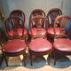 Set of 6 neo-classical chairs from the nineteenth century.