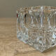 Pair of Peill & Putzler crystal candle holders from the 70s