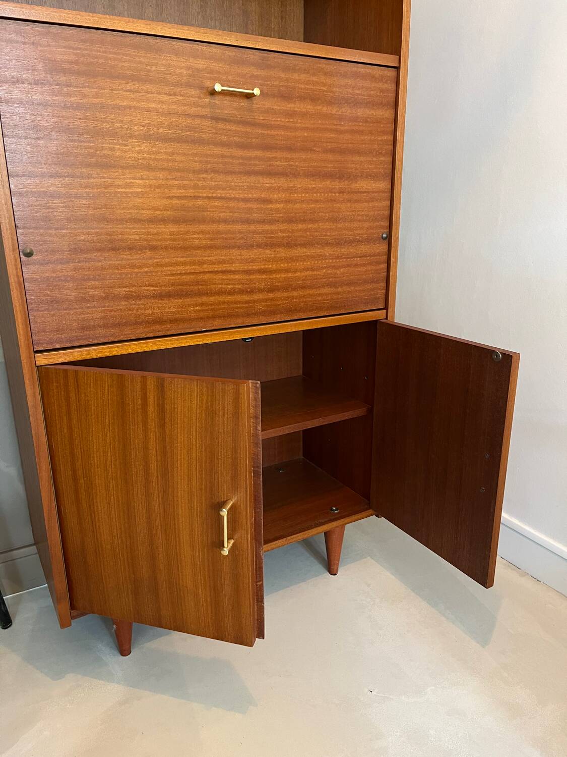 Vintage secretary cabinet