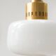 Pair of Mid-Century Opaline Pendant Lamps, 60s