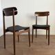 Set of 6 Scandinavian teak chairs – 1960s