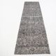 3x11 Rug For Farmhouse Hallway Gray Vintage Runner Rug, 84x291Cm
