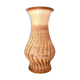 Brown glazed ceramic vase