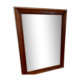 Antique wooden mercury mirror
