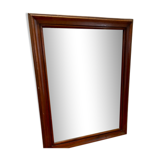 Antique wooden mercury mirror