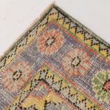 6x9 Light Yellow & Red Classic Pattern Vintage Rug, 183x279Cm