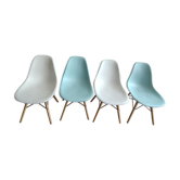 Set of 4 chairs by Charles & Ray Eames for Herman Miller