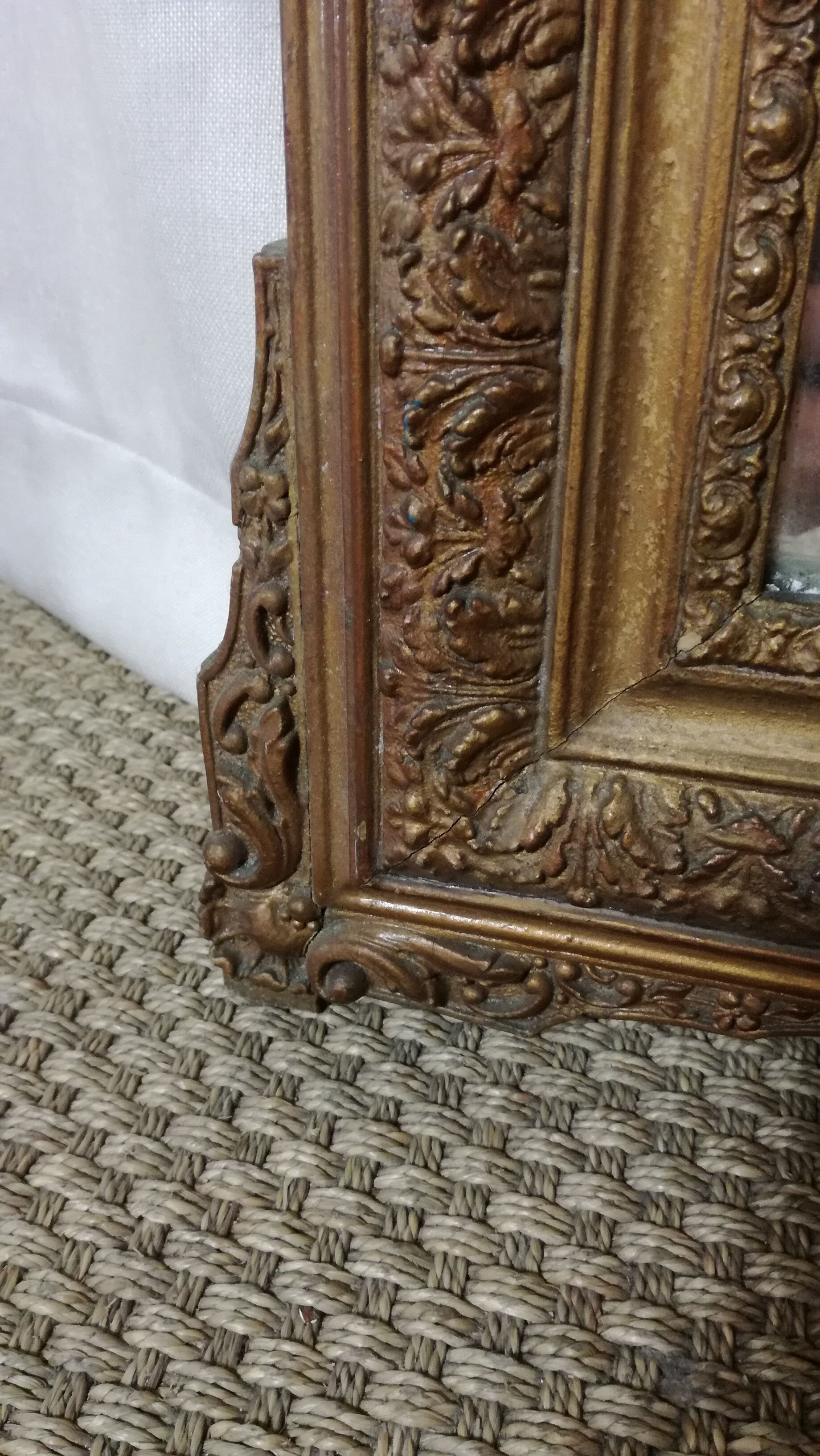 Napoleon III period mirror
