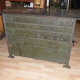 Metal workshop cabinet for a GMC CCKW 353 truck, US Army, World War II, 1941-1945
