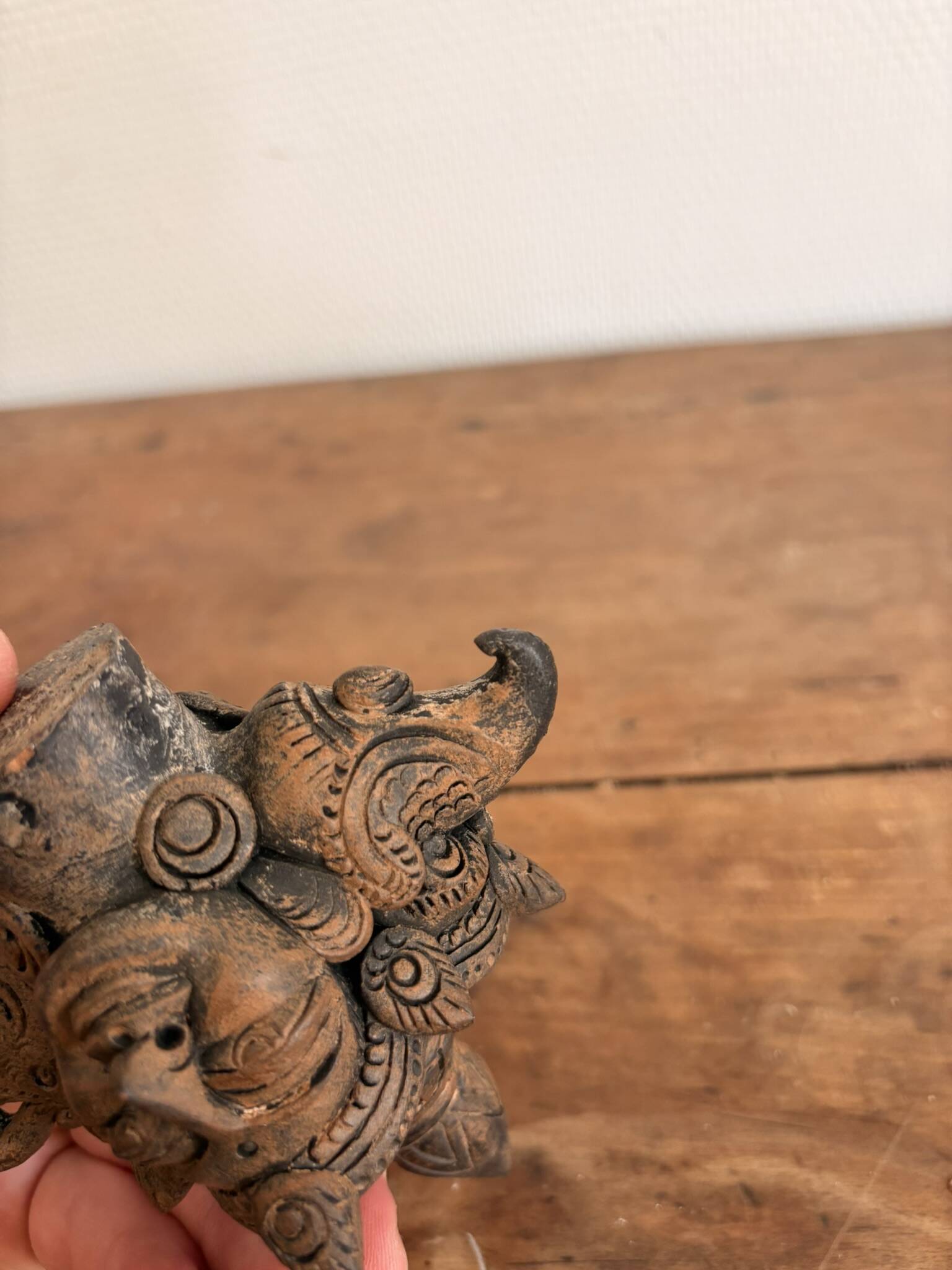 Trimurti Head Mask Deity Demon Kala Bird Garuda Indonesia Bali