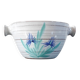 Earthenware bowl with handles in handmade ceramic