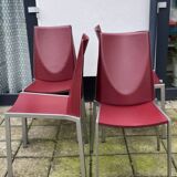 4 chaises de salle à manger italiennes post-modernes Bross