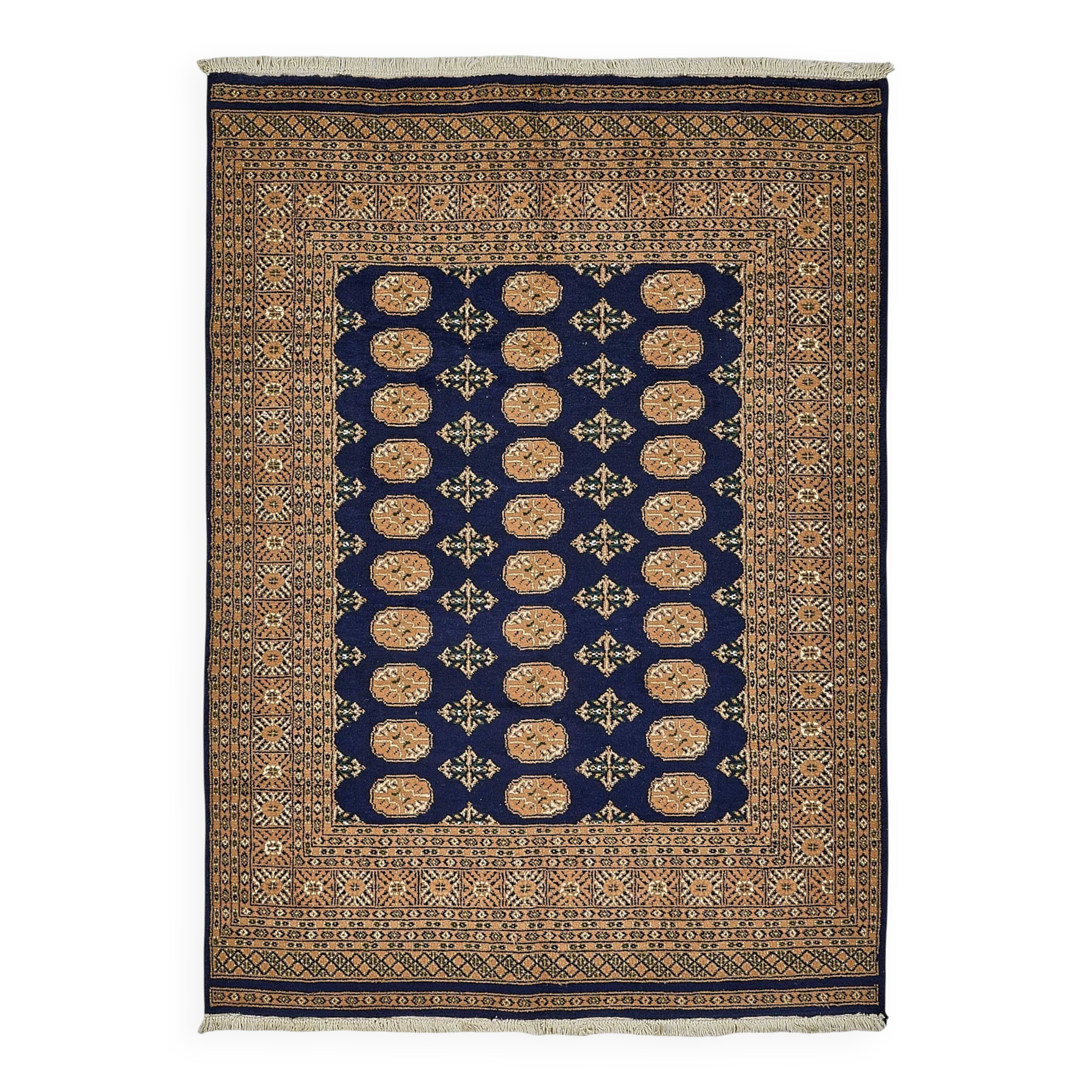Tapis Oushak en laine noué à la main en Turquie 154 cm x 213 cm