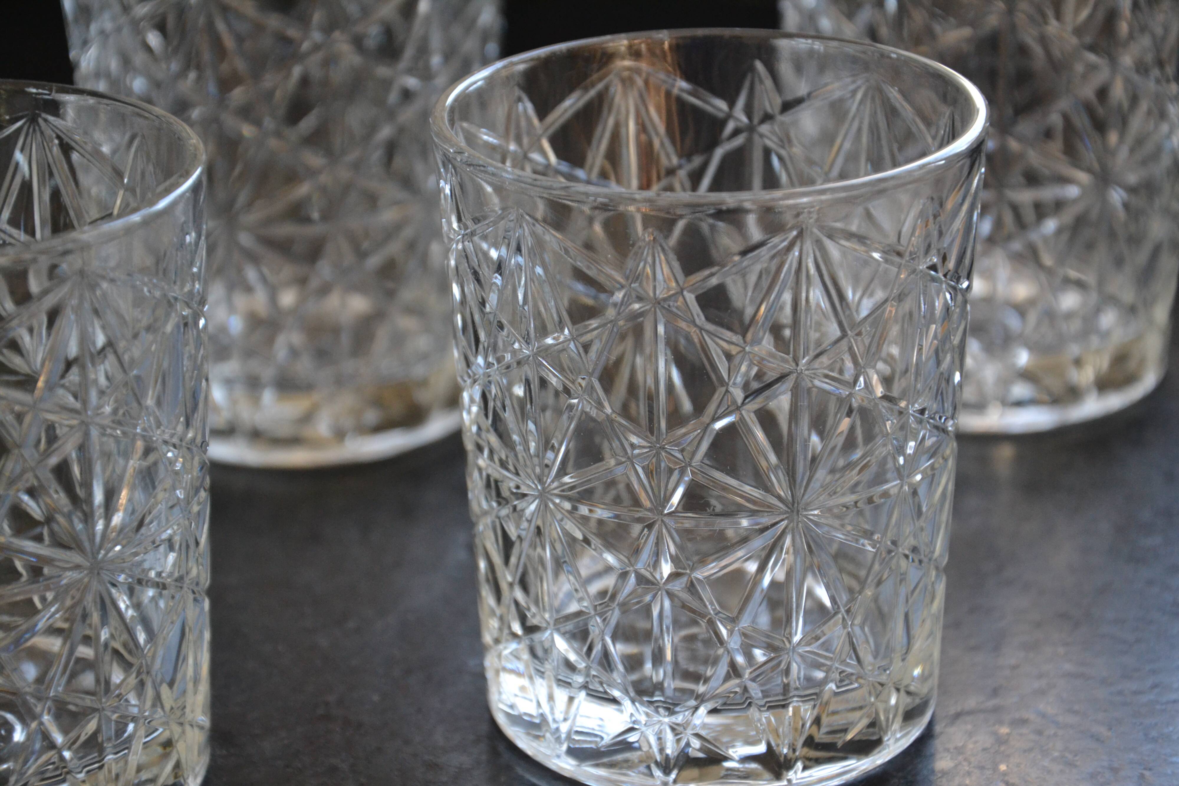 5 Rocco Bormioli whiskey glasses