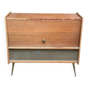 Commode, meuble radio - scandinave bois