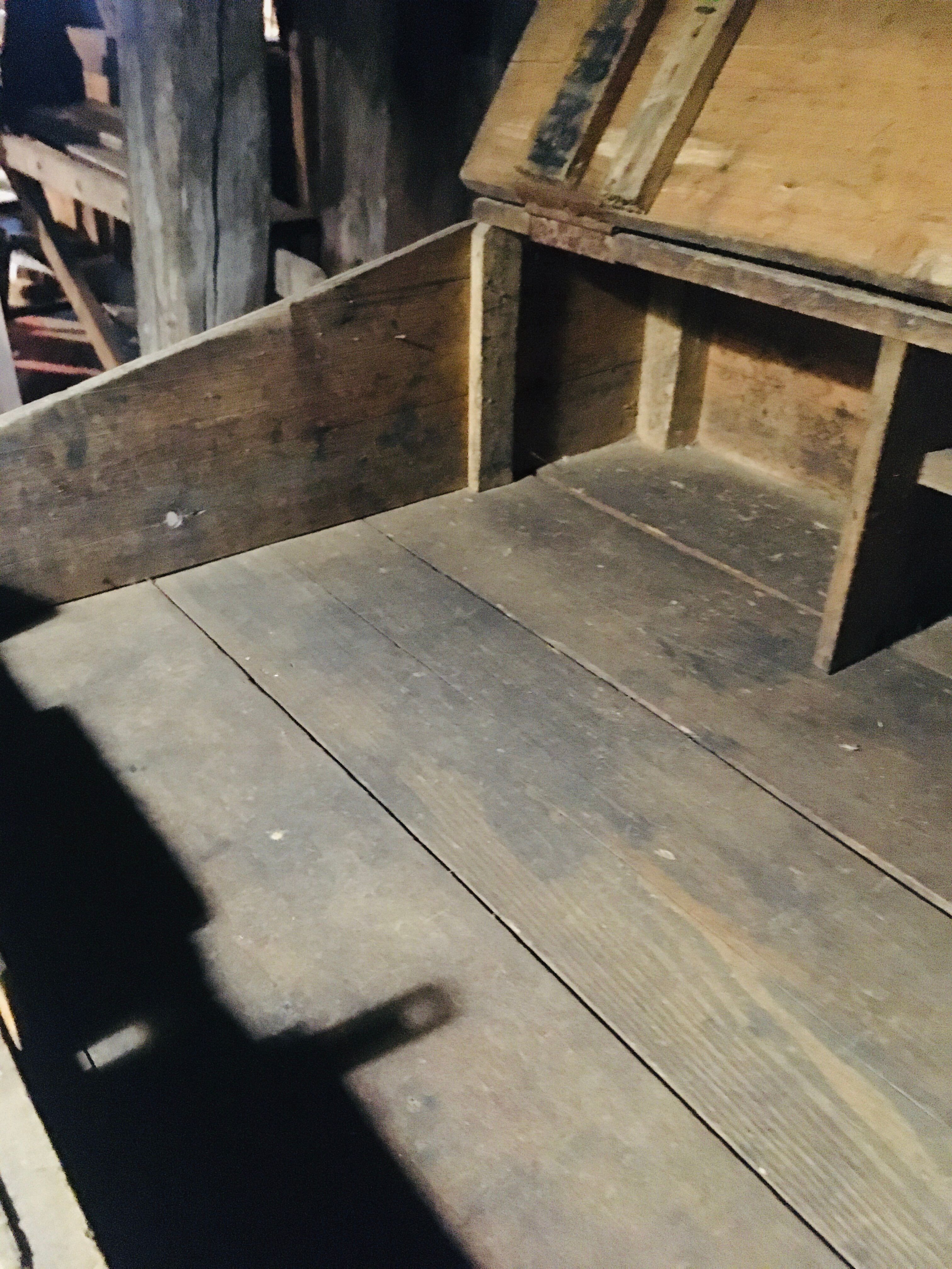 1900s school master school desk pine